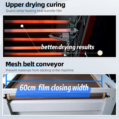 DTF Shaker And Dryer 60cm Film Width Machine For Tshirt Printing